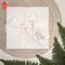 Confezione regalo stampata rigida di lusso fatta a mano bianca semplice vuota