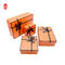 Durevole scatola regalo rettangolare in cartone Bowknot arancione