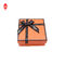 Durevole scatola regalo rettangolare in cartone Bowknot arancione