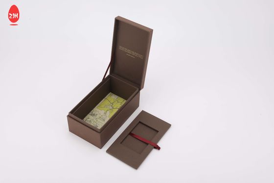 Braccialetto Ring Earrings Necklace Storage Packaging del contenitore di regalo della copertura superiore del nastro dei gioielli