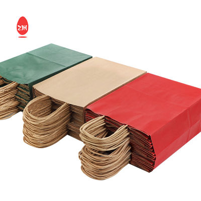 L'imballaggio del regalo di 3x8.5 pollici insacca il sacchetto della carta Kraft dell'imballaggio dell'abbigliamento dello SGS con la maniglia