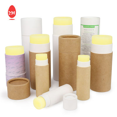 CMYK Deodorante Biodegradabile Cilindro Tubo Scatola Cartone Tubi Rossetto