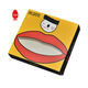 Confezione regalo in carta laminata opaca con finestra in pvc