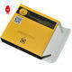 Confezione regalo in carta laminata opaca con finestra in pvc