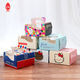 Scatola da pasticceria portatile da 4 pollici con finestra Confezione regalo con fiocco di neve al forno Mooncake