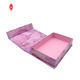 Scatola per imballaggio regalo in cartone laminato lucido flip top con chiusura magnetica