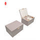 FSC Velvet Jewellery Organizer Display Boxes Scatole portagioie in pelle per donna