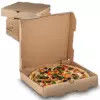 4c Scatola per la conservazione della pizza con stampa offset 33 * 33 cm Scatole per imballaggio riutilizzabili Boxese