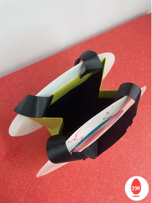200gsm di lusso Art Paper Shopping Paper Bags con torto ed arco