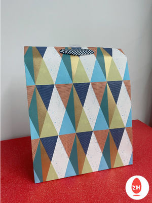 L'imballaggio del regalo dell'arco del boutique insacca la maniglia tagliata di lusso del sacco di carta di Candy