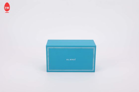 Fragranza blu dell'olio essenziale di Matt Perfume Packaging Box Gift della base del coperchio con il vassoio