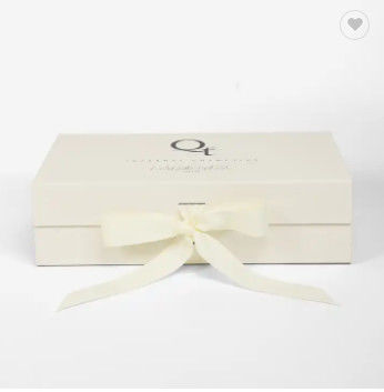 Scatole d'imballaggio pieganti su ordinazione di Logo Recycle White Box Cardboard con il nastro