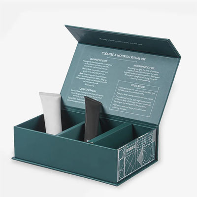 Contenitori rigidi magnetici di Logo Closure Gift Boxes Matt di cartone su ordinazione del nero riciclabili